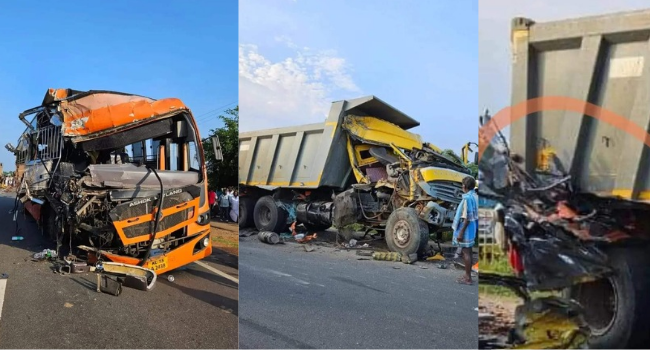 ചങ്ങനാശ്ശേരിയിൽ നിന്നും വേളാങ്കണ്ണിക്ക് പോയ കെഎസ്ആർടിസി സ്വിഫ്റ്റ് അപകടത്തിൽപ്പെട്ടു.