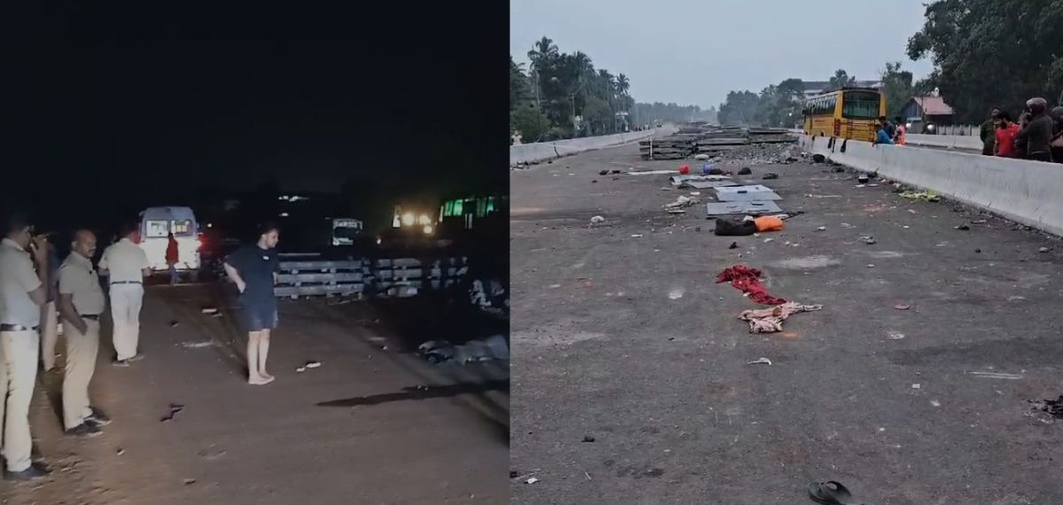 തൃശൂർ നാട്ടികയിൽ തടിലോറി പാഞ്ഞുകയറി അപകടം; മനുഷ്യാവകാശ കമ്മീഷൻ സ്വമേധയാ കേസെടുത്തു