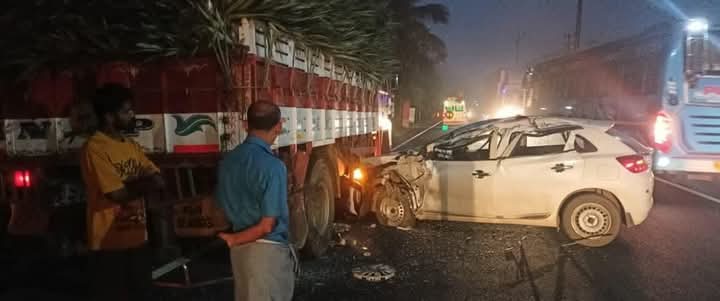 പാലായിൽ ലോറിയും കാറും കൂട്ടിയിടിച്ചു: പിഞ്ചു കുഞ്ഞ് ഉൾപ്പെടെ മൂന്ന് പേർക്ക്  പരിക്ക്