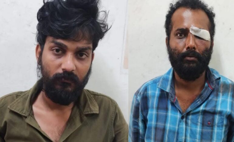 എക്സൈസ് ഉദ്യോഗസ്ഥനെ വീട്ടിൽക്കയറി ‘ ആക്രമിച്ചു : രണ്ട് പേർ അറസ്റ്റിൽ.