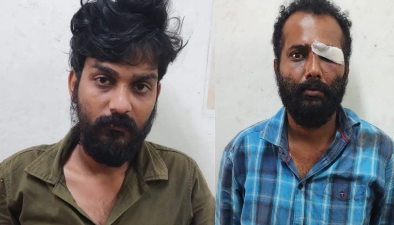എക്സൈസ് ഉദ്യോഗസ്ഥനെ വീട്ടിൽക്കയറി ‘ ആക്രമിച്ചു : രണ്ട് പേർ അറസ്റ്റിൽ.