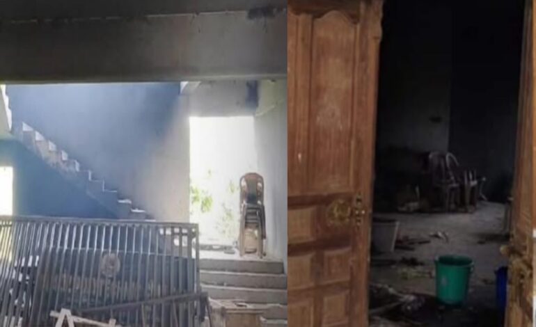 തിരുവനന്തപുരത്ത് കോളജിനുള്ളിൽ മൃതദേഹം കത്തിക്കരിഞ്ഞ നിലയിൽ .