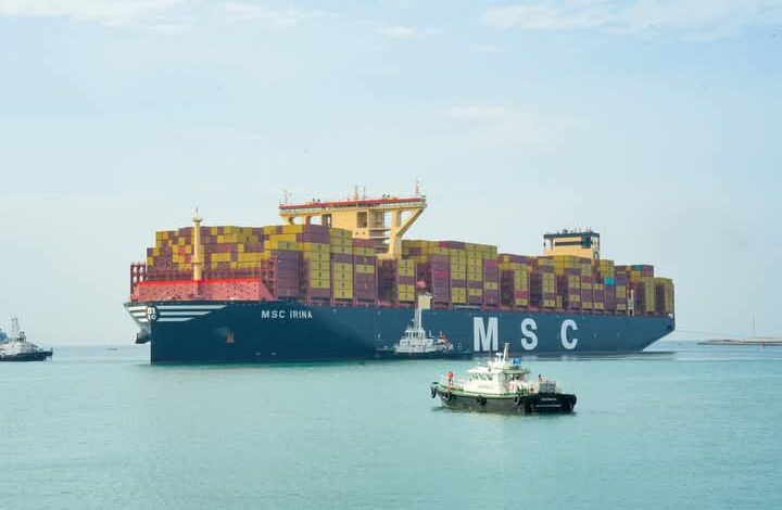 ലോകത്തിലെ ഏറ്റവും വലിയ കണ്ടെയ്നർ കപ്പലായ എം എസ് സി ഐറിന  വിഴിഞ്ഞം തുറമുഖത്ത് എത്തും.