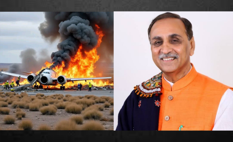 അഹമ്മദാബാദ് വിമാനാപകടം; ഗുജറാത്ത് മുന്‍ മുഖ്യമന്ത്രി വിജയ് രൂപാണി വിമാനത്തിലുണ്ടായിരുന്നെന്ന് വിവരം