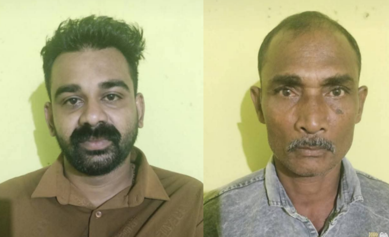 ആലുവയിൽ കഞ്ചാവുമായി രണ്ട് പേർ  പിടിയിൽ.
