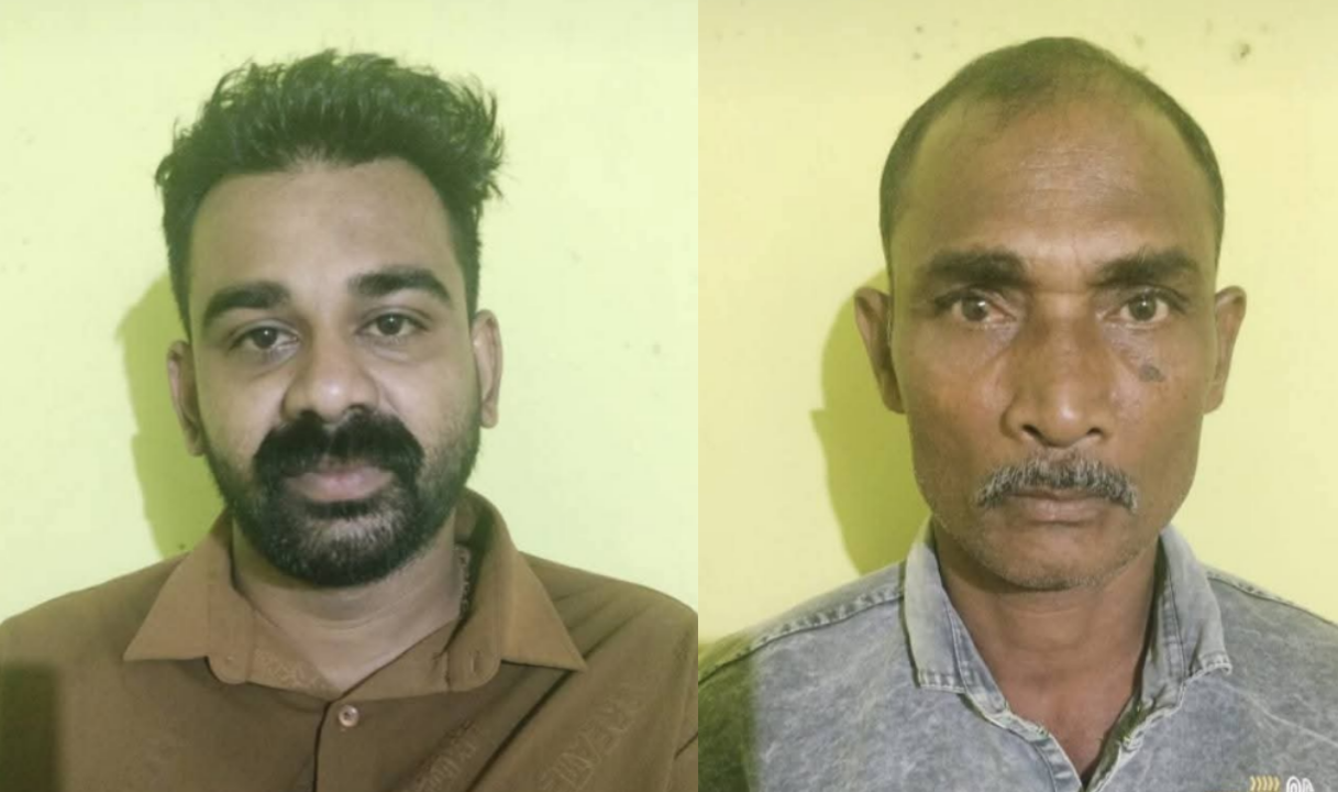 ആലുവയിൽ കഞ്ചാവുമായി രണ്ട് പേർ  പിടിയിൽ.