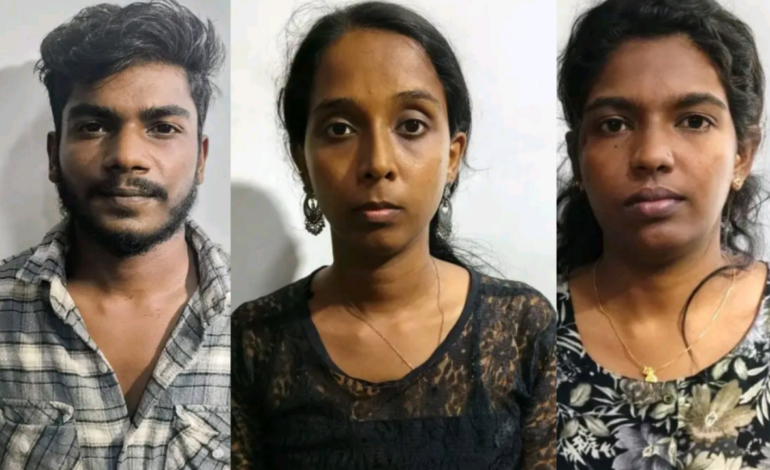 ത്രിശൂരിൽ മരണ വീട്ടില്‍ അതിക്രമിച്ച്‌ കയറി വീട്ടുകാരെ അക്രമിച്ച്‌ പരിക്കേല്‍പ്പിച്ചു :യുവതികളടക്കം മൂന്നുപേർ കസ്റ്റഡിയിൽ