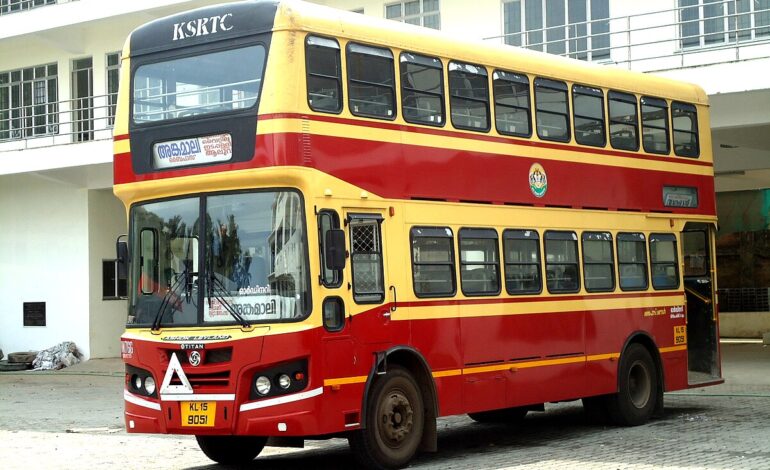 കൊച്ചിയിൽ കെ.എസ്.ആർ.ടി.സി ഓപ്പണ്‍ ഡബിൾ ഡക്കർ സർവീസ് : മന്ത്രി പി രാജീവ്  ഉദ്ഘാടനം ചെയ്യും.