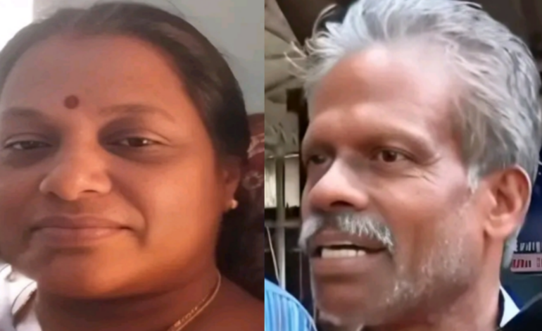 തന്റെ ഭാര്യ മരിച്ചുകിടക്കുകയാണ്: താൻ ആരോടാണ് പരാതി പറയേണ്ടത് : വിതുമ്പി ബിന്ദുവിന്റെ ഭര്‍ത്താവ് വിശ്രുതന്‍