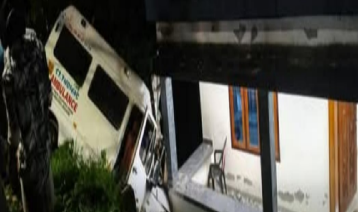 അടൂരിൽ ആംബുലൻസ് നിയന്ത്രണം വിട്ട് മറിഞ്ഞു
