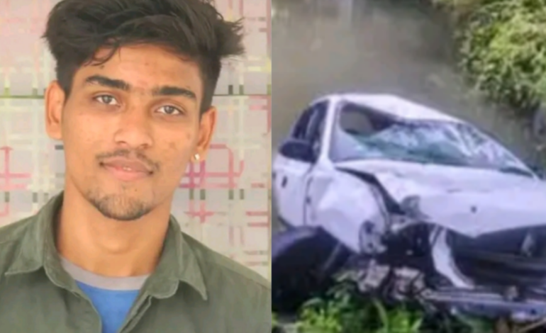 തിരുവല്ലയിൽ യുവാക്കൾ സഞ്ചരിച്ച കാർ നിയന്ത്രണം വിട്ട് കുളത്തിലേക്ക് മറിഞ്ഞു :യുവാവിന് ദാരുണാന്ത്യം