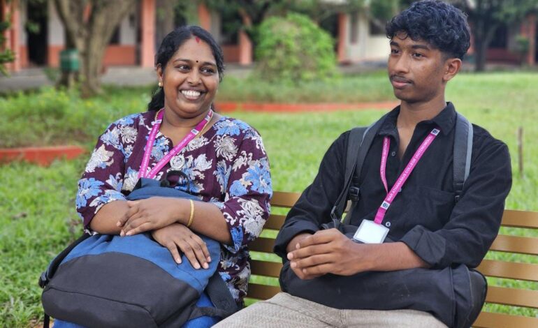 ഈ അമ്മയും, മകനും പൊളിയല്ലേ!! നാൽപതാം വയസിൽ മകനോടൊപ്പം എം. എ കോളേജിലെ ബിരുദ വിദ്യാർത്ഥിനിയായി പൂർണിമ