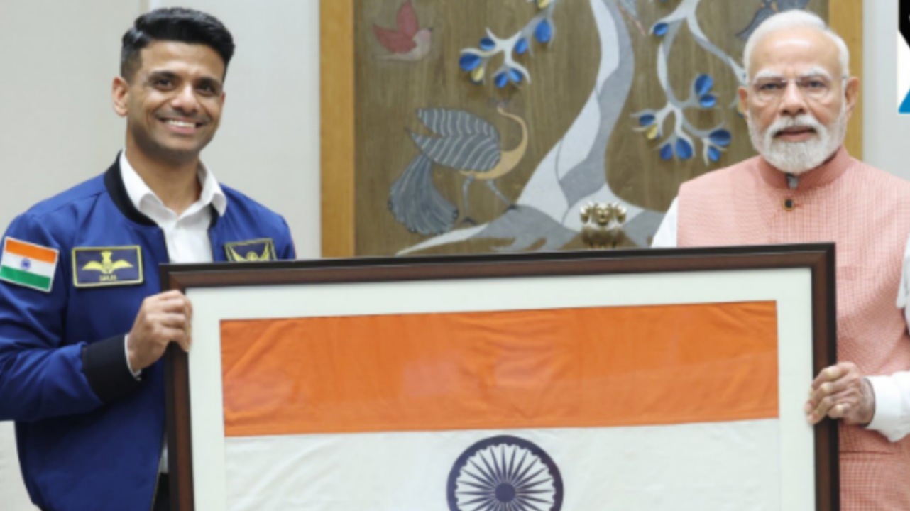 പ്രധാനമന്ത്രിയെ സന്ദര്‍ശിച്ച് ശുഭാന്‍ഷു ശുക്ല