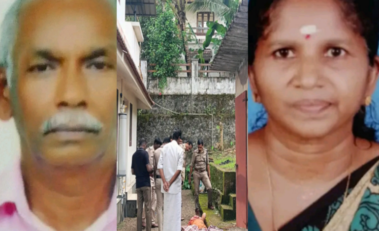 മല്ലപ്പള്ളിയിൽഭാര്യയെ ഭർത്താവ് വെട്ടി കൊലപ്പെടുത്തി