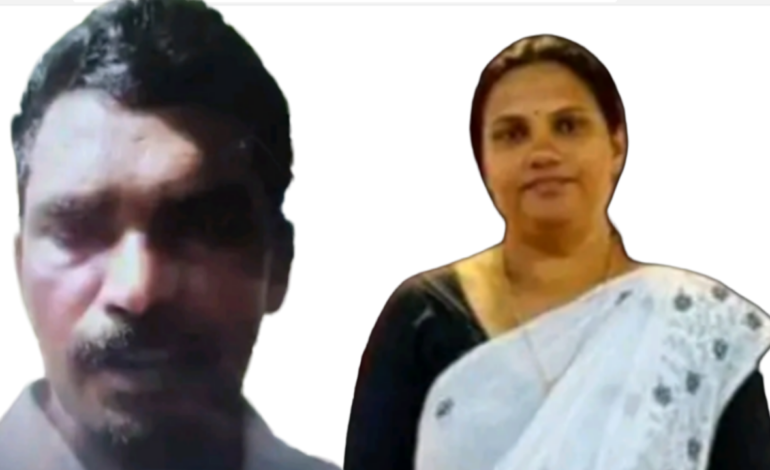 പുനലൂരിൽ കൊലപാതകം :ഭർത്താവ് ഭാര്യയെ വെട്ടിക്കൊലപ്പെടുത്തി :കൊലപാതകവിവരം  ഫേസ്ബുക്കിൽ പങ്കുവെച്ചു