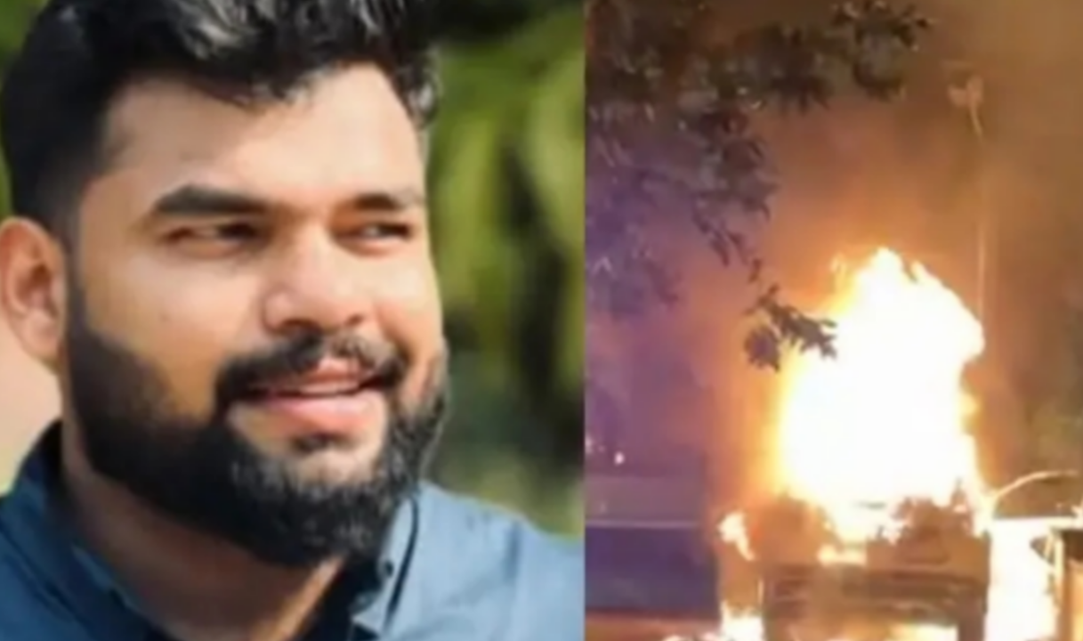തേഞ്ഞിപ്പലത്ത് കാറിന് തീപിടിച്ചു: പൊള്ളലേറ്റ യുവാവ് മരിച്ചു