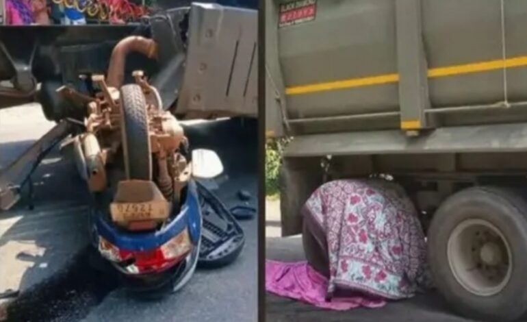 ടോറസ് ലോറിയും സ്കൂട്ടറും കൂട്ടിയിടിച്ചു:കൊല്ലത്ത്  യുവാവിന് ദാരുണാന്ത്യം
