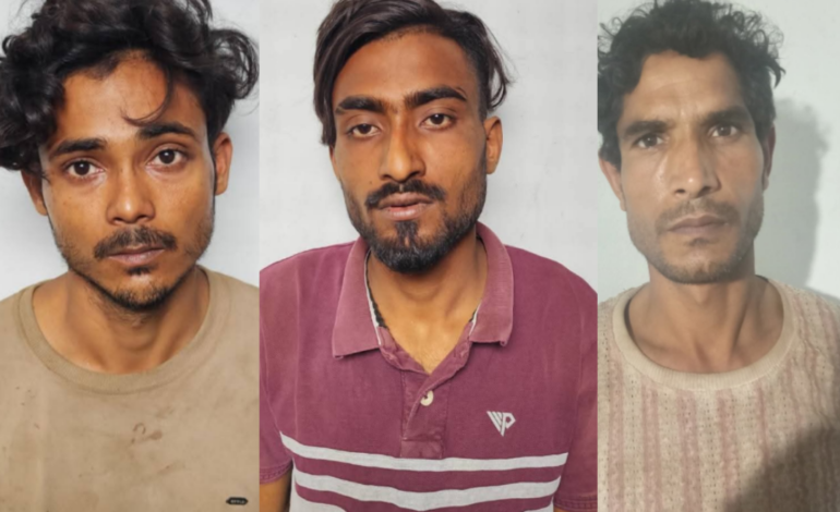 മൂവാറ്റുപുഴയിൽ കവർച്ചാശ്രമം: മൂന്ന് തൊഴിലാളികൾ അറസ്റ്റിൽ