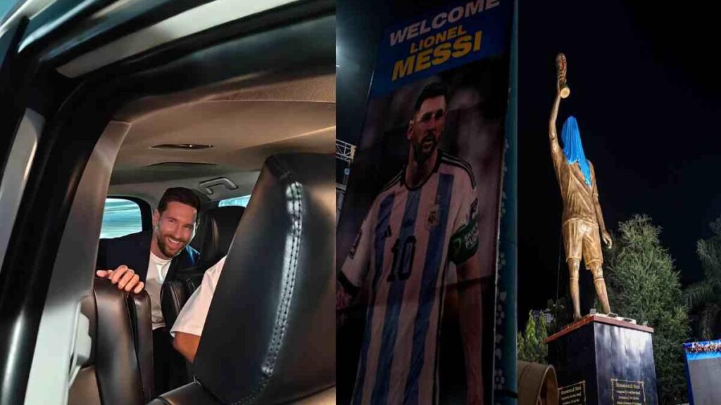 ഫുട്‌ബോള്‍ മാന്ത്രികന്‍ ലയണല്‍ മെസ്സിയെ കാണാന്‍ വന്‍ ആരാധക പ്രവാഹം