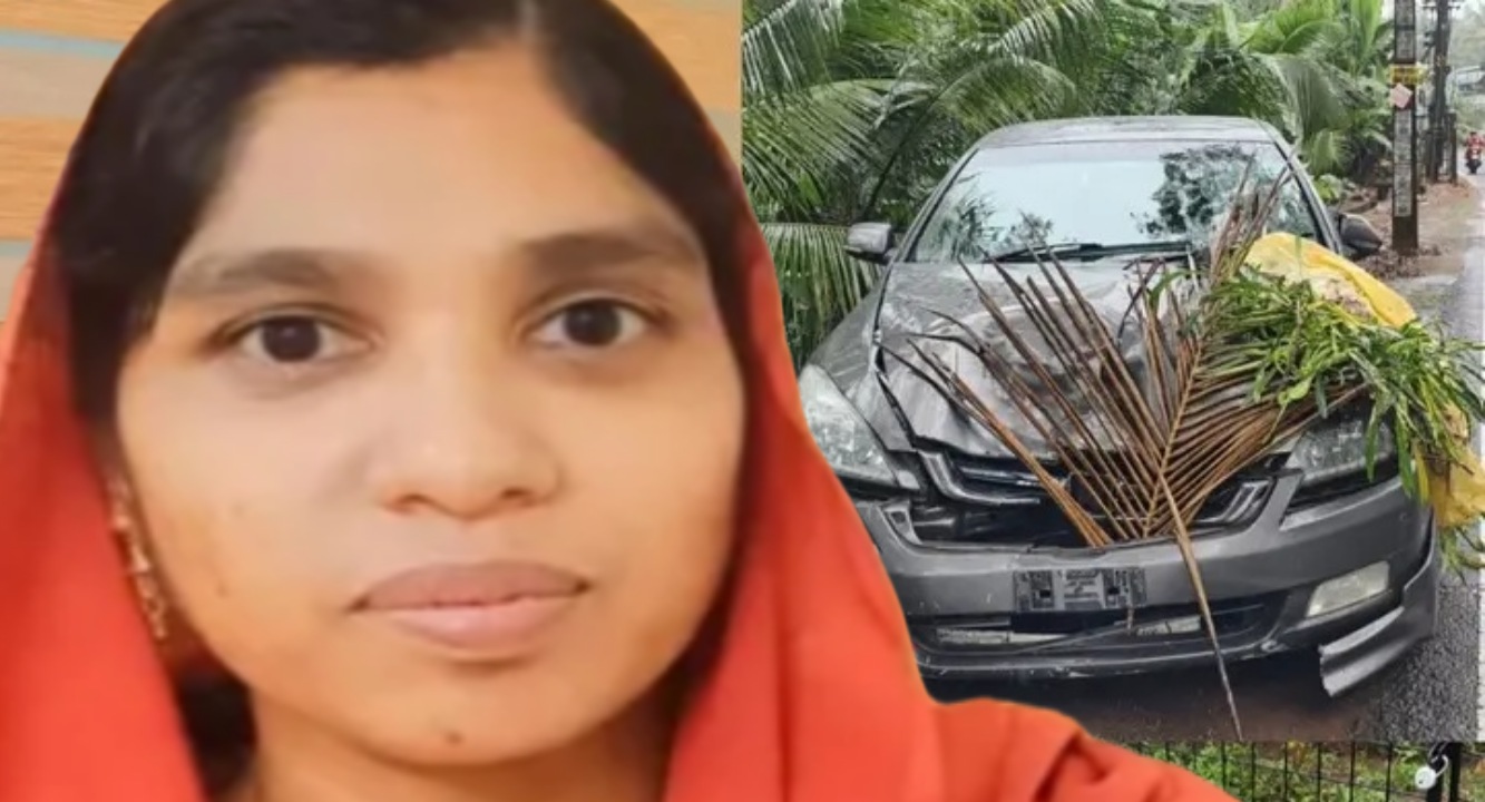 കാറും സ്കൂട്ടറും കൂട്ടിയിടിച്ചു:യുവതിക്ക് ദാരുണാന്ത്യം