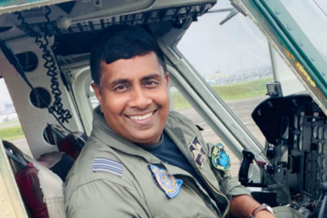 ദുരിതാശ്വാസ പ്രവർത്തനങ്ങൾക്കിടെ ഹെലികോപ്റ്റർ തകർന്നു; വിങ് കമാൻഡർ നിർമ്മൽ സിയാബലാപിതിയ്ക്ക് ദാരുണാന്ത്യം