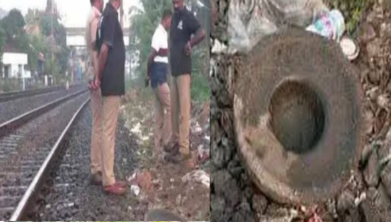 അട്ടിമറി :കൊച്ചിയില്‍ റെയില്‍വേ പാളത്തില്‍ ആട്ടുകല്ല്.