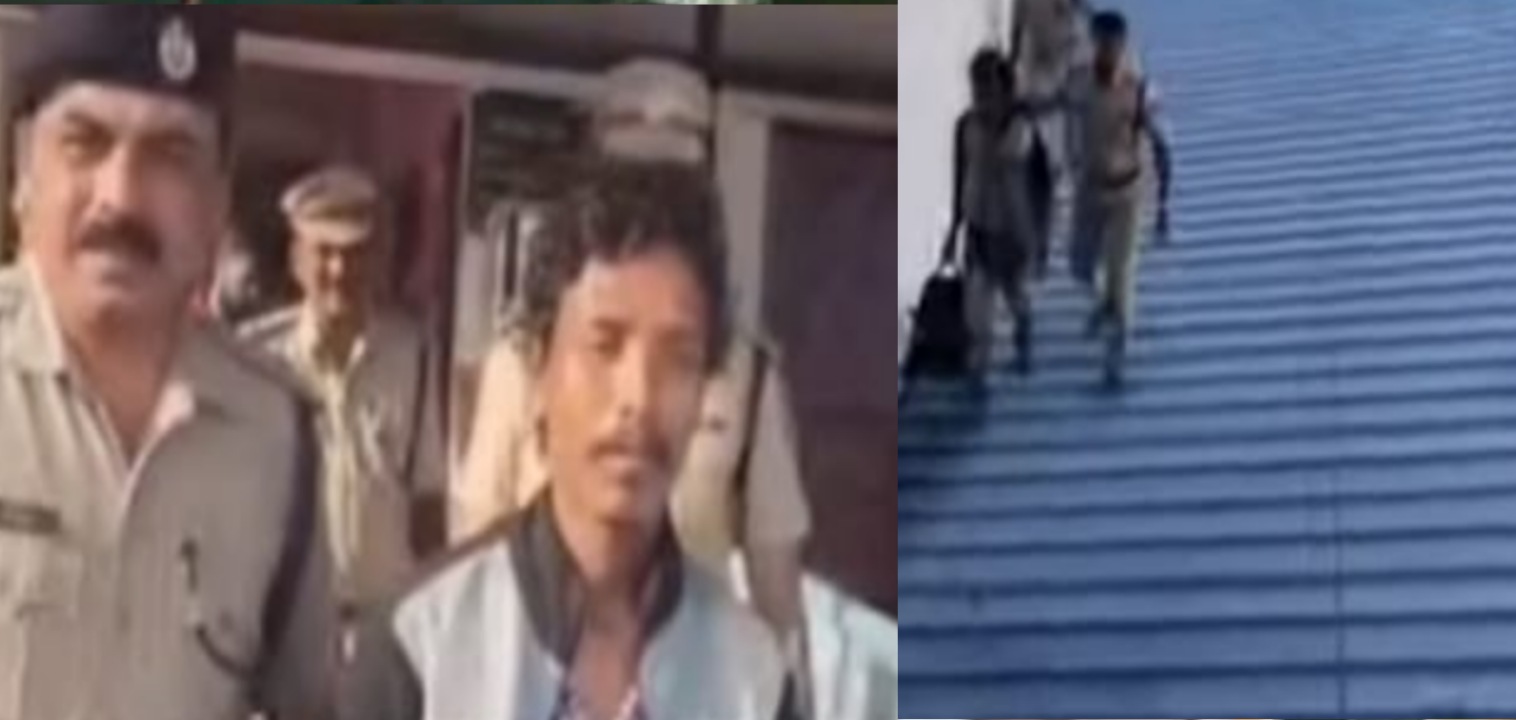 റെയിൽവേ സ്റ്റേഷന്റെ മേൽക്കൂരയിൽ കയറിയ ആൾ ആലുവ റെയിൽവേ സ്റ്റേഷനിൽ ഒരു മണിക്കൂറോളം പരിഭ്രാന്തി പരത്തി