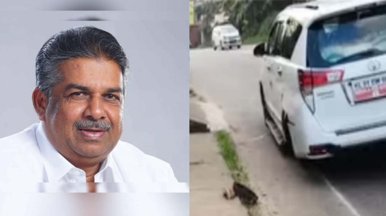 വാമനപുരത്ത് മന്ത്രി സജി ചെറിയാൻ സഞ്ചരിച്ച കാറിന്റെ ടയർ ഊരി പോയി; മന്ത്രി തലനാരിഴയ്ക്ക് രക്ഷപ്പെട്ടു