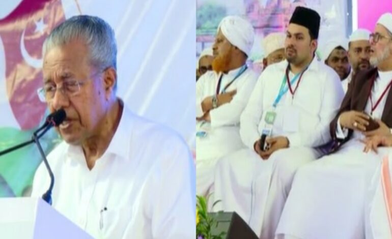 രാജ്യത്തെ മത നിരപേക്ഷ സമൂഹമായി കാണാന്‍ ശ്രമിച്ച പ്രസ്ഥാനമാണ് സമസ്തയെന്ന് മുഖ്യമന്ത്രി