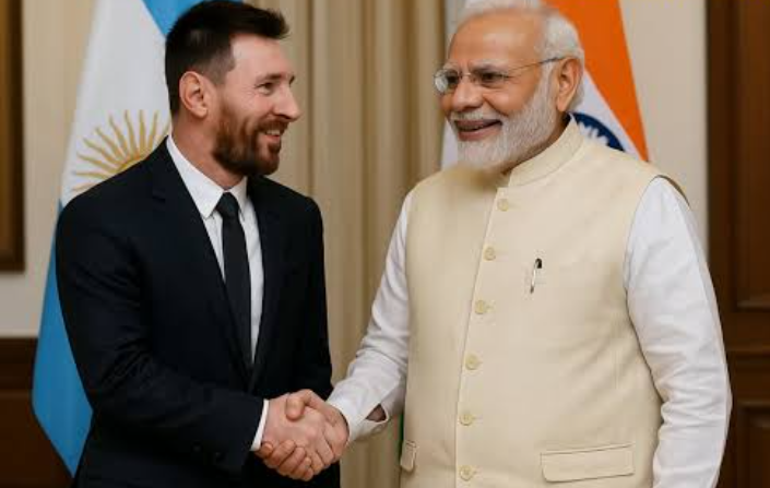 മെസ്സി ഡല്‍ഹിയില്‍; പ്രധാനമന്ത്രി ജോര്‍ദാനിലേക്ക് പോയതിനാല്‍ മോദി-മെസ്സി കൂടിക്കാഴ്ച നടന്നില്ല