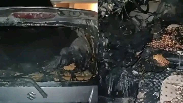 വയനാട്ടിൽ കാറിന് തീപിടിച്ച്‌ ഒരാള്‍ മരിച്ചു; പൊള്ളലേറ്റ ഭാര്യയും കുഞ്ഞും ചികില്‍സയില്‍