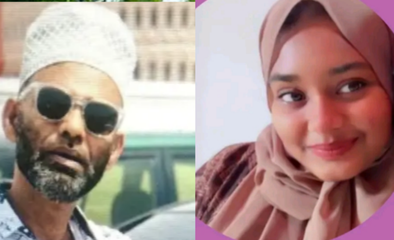 മഞ്ചേശ്വരത്ത് ലഹരിക്കടിമയായ പിതാവ് 18 വയസ്സുകാരിയെ വെട്ടിക്കൊന്നു