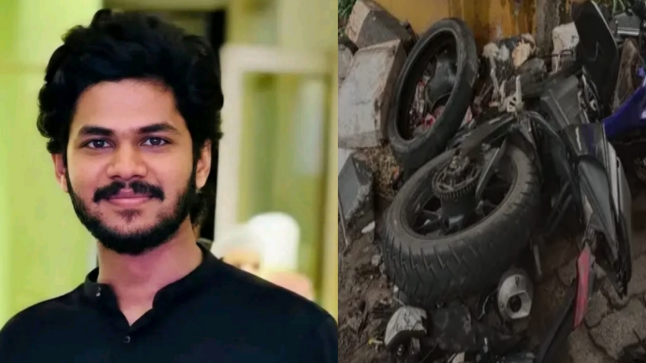 മെട്രോ തൂണിലേക്ക് ബൈക്ക് ഇടിച്ചുകയറി:കൊച്ചിയിൽ സോഫ്റ്റ്‌വെയർ എഞ്ചിനീയർക്ക്  ദാരുണാന്ത്യം