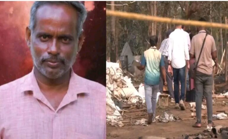 മുണ്ടത്തിക്കോട് വെടിക്കെട്ടപകടം; ഗുരുതരമായി പൊള്ളലേറ്റ ലൈസൻസി സതീശൻ മരിച്ചു
