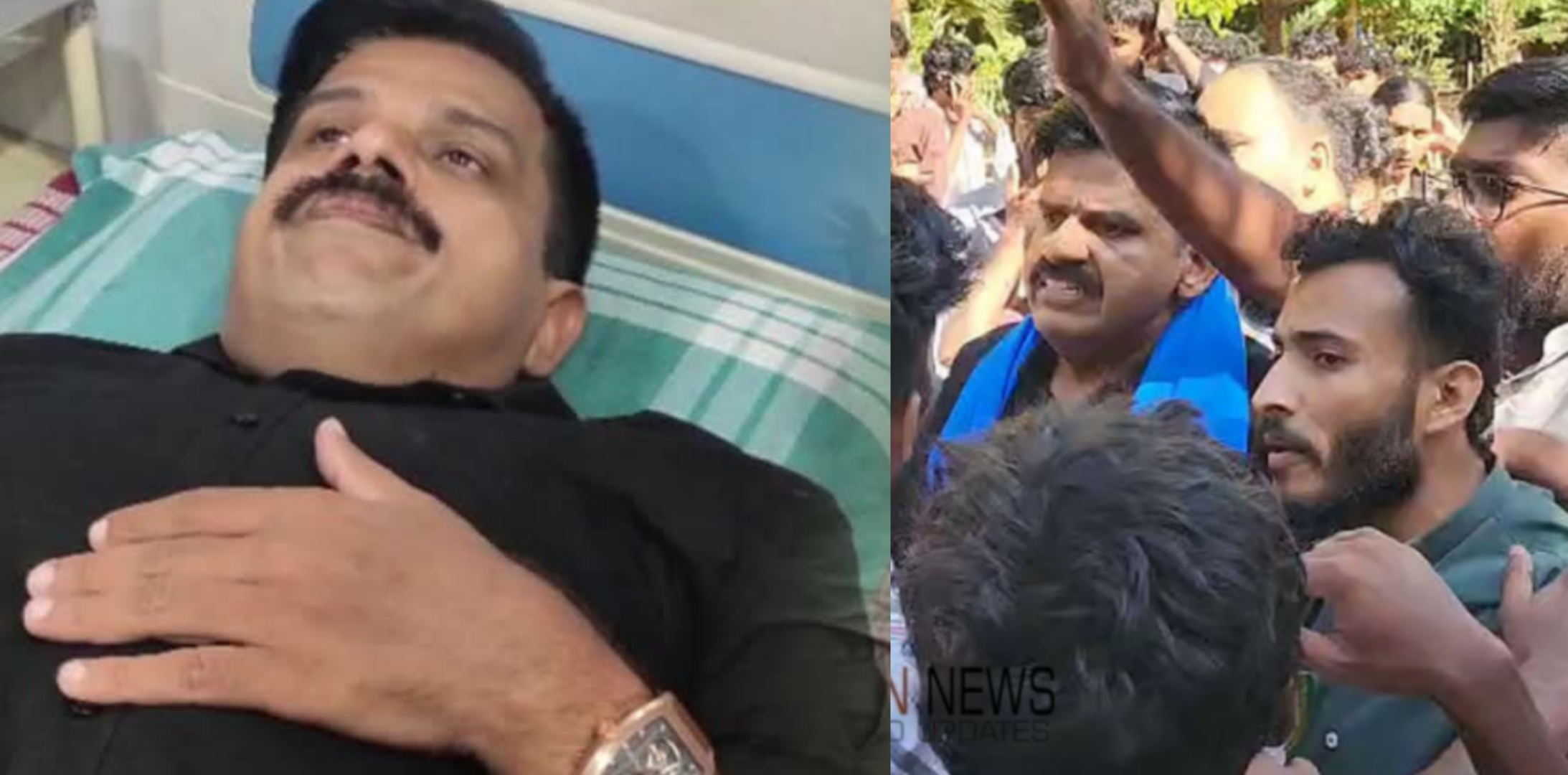 വോട്ട് ചോദിക്കാൻ എത്തി കാഞ്ഞങ്ങാട് നെഹ്റു കോളേജിൽ സന്ദീപ് വാര്യരെ ആക്രമിച്ചതായി പരാതിപിന്നിൽ എസ്എഫ്ഐ എന്ന് സന്ദീപ് വാര്യർ