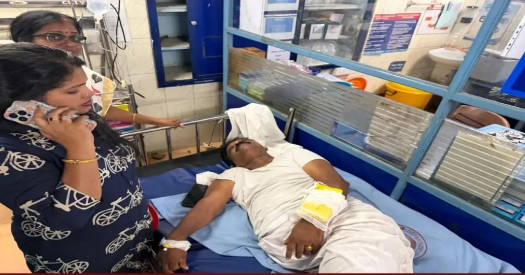 പൂരപ്പറമ്പ് വൃത്തിയാക്കുന്നതിനിടെതൃശൂരിൽ കോർപറേഷൻ  കൗൺസിലർക്ക്  സൂര്യാതപമേറ്റു