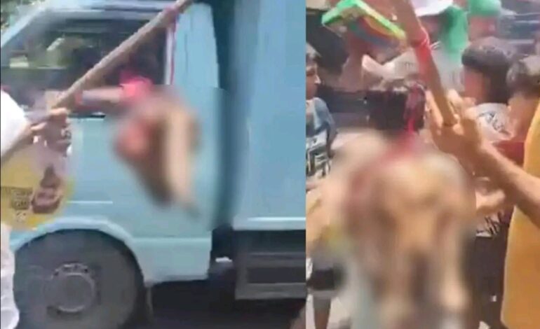 ചോരയിറ്റു വീഴുന്ന ആട്ടിൻതലയുമായി തിരഞ്ഞെടുപ്പ് വിജയാഹ്ലാദ പ്രകടനം നടത്തിയ മുസ്ലിം ലീഗ് പ്രവർത്തകർക്കെതിരെ കേസ്