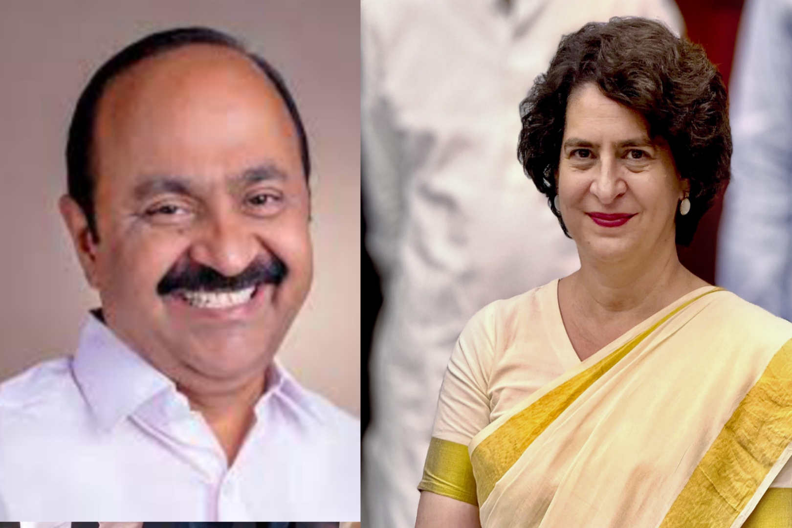 വി ഡി സതീശന് ഹൈക്കമാൻഡിൽ കരുത്ത്:പ്രിയങ്ക പിന്തുണച്ചെന്ന് സൂചന