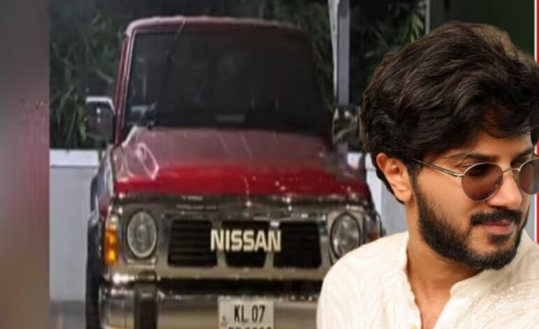 ദുൽഖർ സൽമാൻ്റെ ഒരു വാഹനം കൂടി പിടിച്ചെടുത്തു:പിടിച്ചെടുത്തത് ‘ലക്കി ബാസ്കറി’ലെ നിസാൻ പട്രോൾ