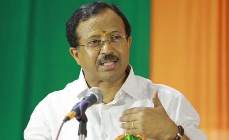 മുസ്ലിം ലീ​ഗിന് വിദ്യാഭ്യാസ വകുപ്പ് നൽകുന്നത് അം​ഗീകരിക്കില്ല’; കോൺ​ഗ്രസിന് മുന്നറിയിപ്പുമായി വി. മുരളീധരൻ